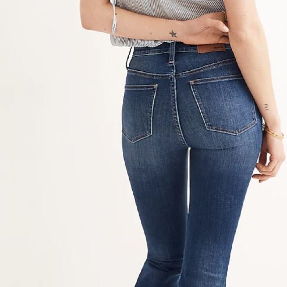 petite cali demi-boot jeans in danny wash: tencel™ denim edition - Picture 2 of 2